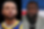 Stephen Curry and Kendrick Perkins