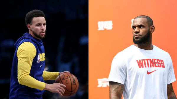 Stephen Curry and Lebron James