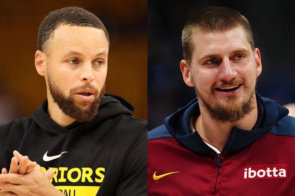 Stephen Curry and Nikola Jokic