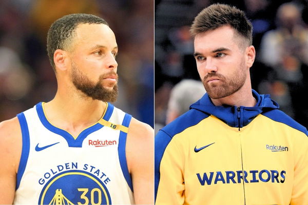 Stephen Curry and Pat Spencer