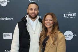 Stephen Curry and Sonya Curry