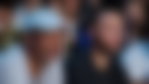 Stephen Curry with his dad, Dell Curry attend an event