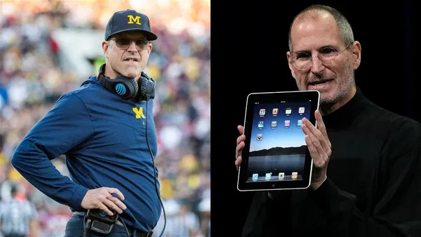 Steve Jobs and Jim Harbaugh