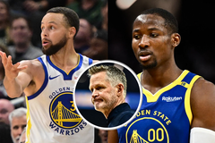 Steve Kerr, Stephen Curry, Jonathan Kuminga