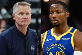 Steve Kerr and Jonathan Kuminga