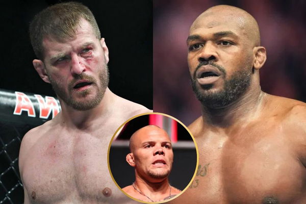 Stipe Miocic, Jon Jones and Anthony Smith