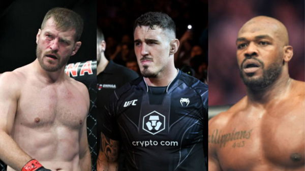 Stipe Miocic, Tom Aspinall, Jon Jones