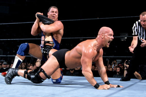 Stone Cold Steve Austin Kurt Angle