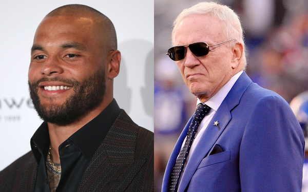 Dak Prescott and Jerry Jones