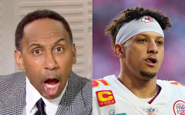 Stephen A Smith and Patrick Mahomes