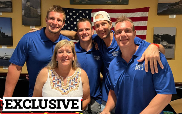 Chris Gronkowski with Family