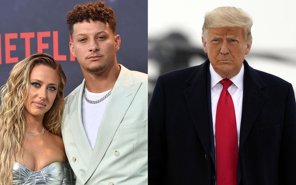 Patrick Mahomes and Donald Trump