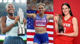 Sydney McClaughlin, Caitlin Clark, Coco Gauff