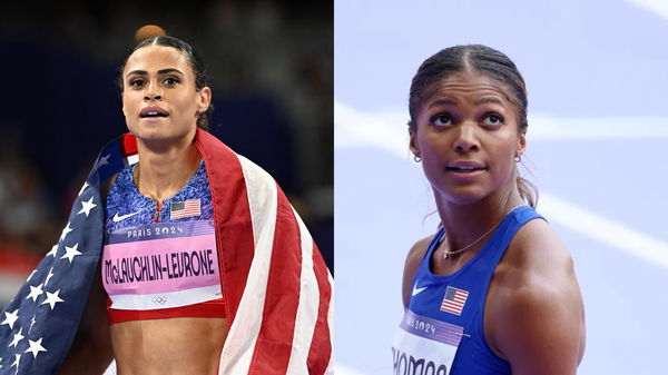 Sydney McLaughlin-Levrone and thomas