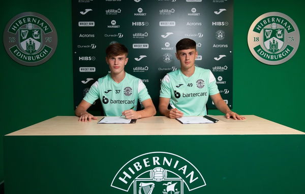 Talented brothers Jacob and Oscar MacIntyre have signed long-term contracts with Hibernian FC