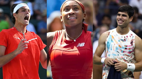 Taylor Fritz, Coco Gauff, Carlos Alcaraz