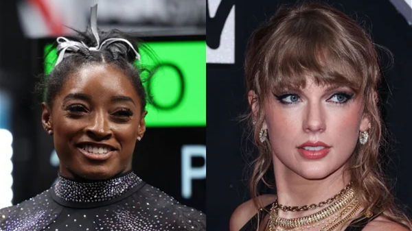 Taylor Swift and Simone Biles