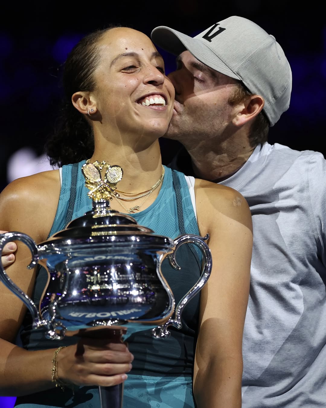 Madison Keys and husband