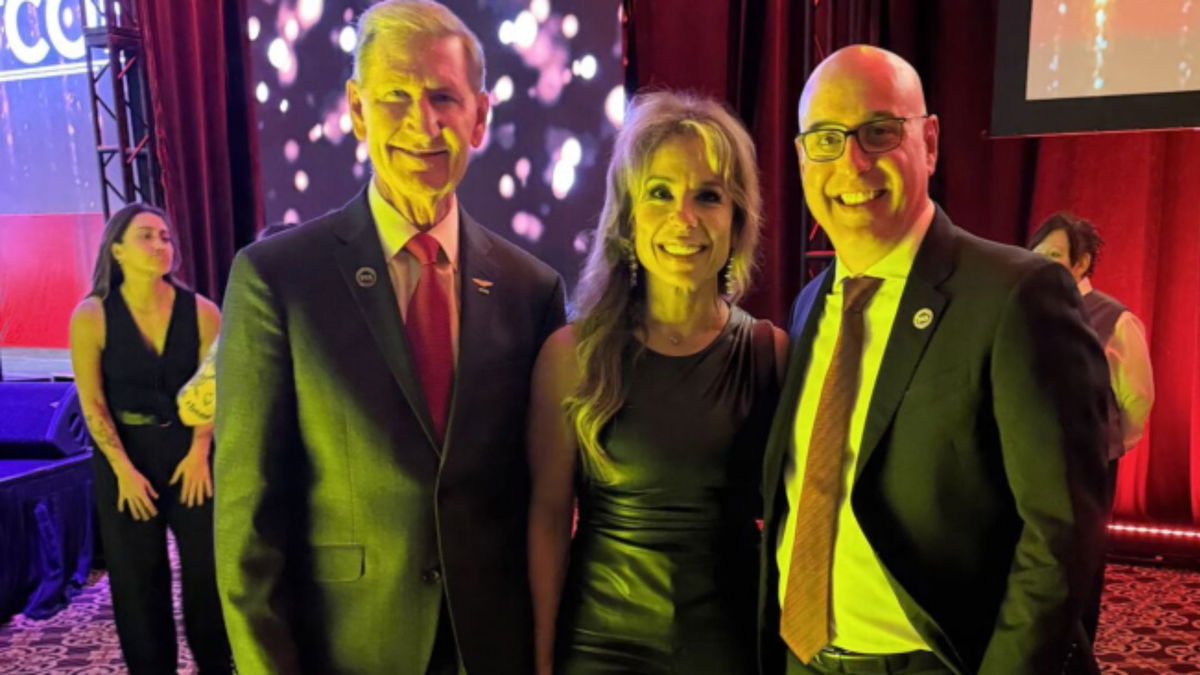 Ted Carter with Krisanthe Vlachos