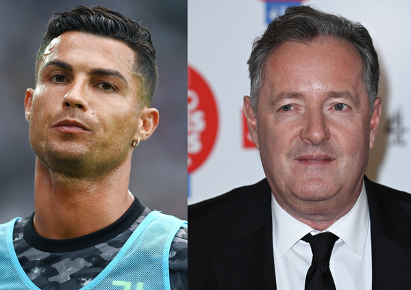 Cristiano Ronaldo and Piers Morgan