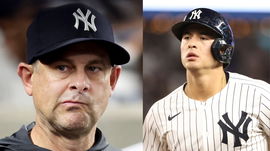 Aaron Boone and Anthony Volpe