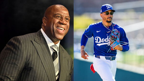 Magic Johnson and Mookie Betts