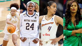 , Arike Ogunbowale, Skylar Diggins and Niele Ivey
