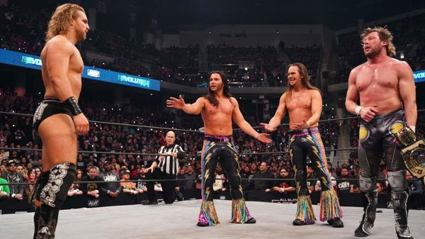 The Young Bucks vs Kenny Omega and Hangman Page