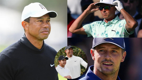 Tiger Woods Bryson DeChambeau Rickie Folwer Charlie Woods