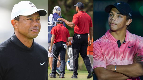 Tiger Woods Charlie Woods Collage