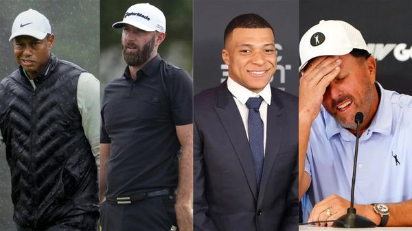 Tiger Woods Dustin Johnson Kylian Mbappe Phil Mickelson