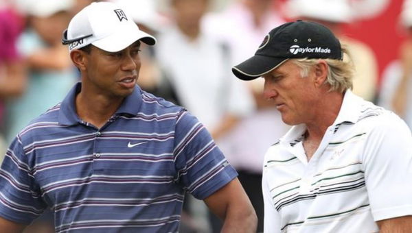 tiger woods and Greg Norman