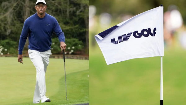 Tiger Woods LIV Golf Collage