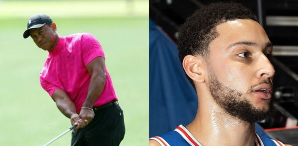 Tiger Woods and Ben Simmons