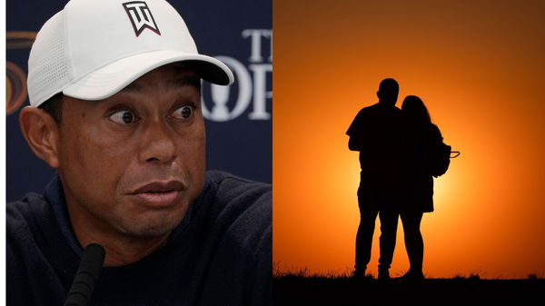 Tiger Woods and Couple Collage