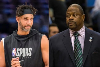 Tim Duncan and Patrick Ewing