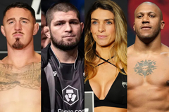 Tom Aspinall Khabib Nurmagomedov Mackenzie Dern Ciryl Gane
