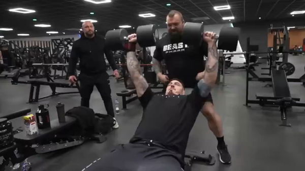 Tom Aspinall lifting 254 pounds