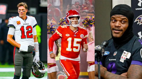 Tom Brady, Patrick Mahomes, Lamar Jackson