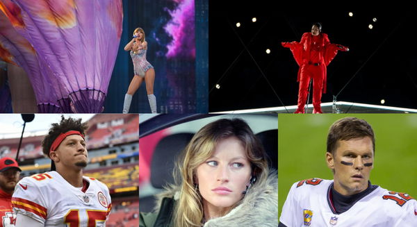 Tom Brady, Taylor Swift, Rihanna, Gisele Bundchen, Patrick Mahomes