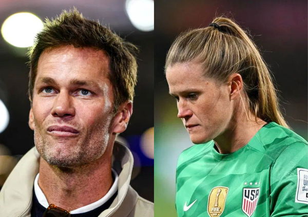 Tom Brady and Alyssa Naeher