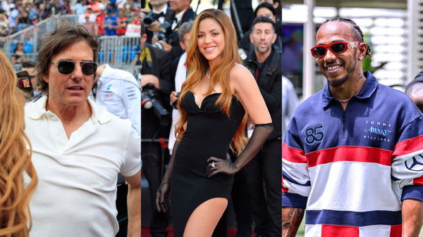 Tom Cruise, Shakira, Lewis Hamilton