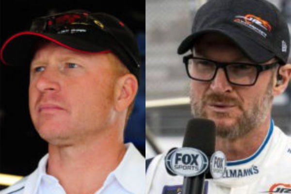 Tommy Baldwin Jr and Dale Earnhardt Jr