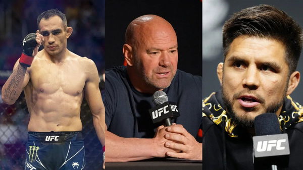 Tony Ferguson-Dana White-Henry Cejudo