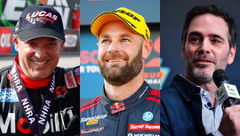 Tony Stewart, Shane van Gisbergen, Jimmie Johnson