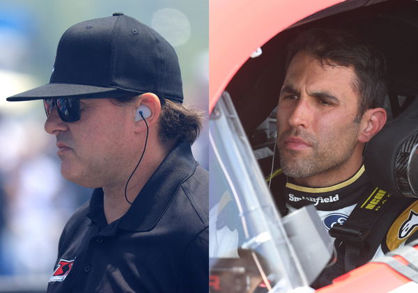 Tony Stewart and Aric Almirola