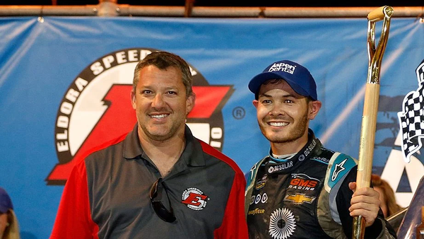 Tony Stewart and Kyle Larson