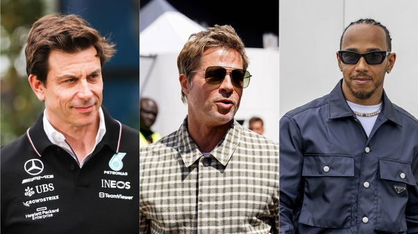 Toto Wolff, Brad Pitt &#038; Lewis Hamilton