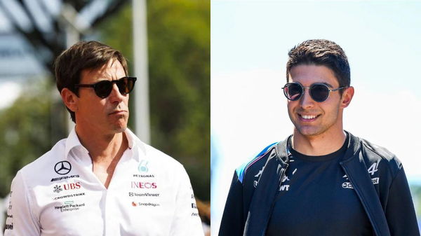 Toto Wolff and Esteban Ocon