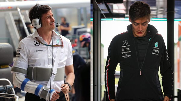 Toto Wolff and George Russell